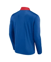 Fanatics Men's Royal Chicago Cubs Unstoppable Quarter-Zip Top