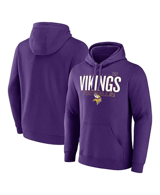 Fanatics Men's Purple Minnesota Vikings Pylon Outline Pullover Hoodie