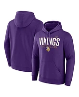 Fanatics Men's Purple Minnesota Vikings Pylon Outline Pullover Hoodie