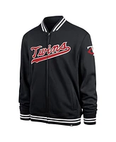 '47 Brand Men's Navy Minnesota Twins Wax Pack Pro Camden Full-Zip Track Jacket