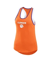 Wear by Erin Andrews Women's Orange Clemson Tigers Open Hole Razorback Tank Top