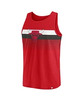 Fanatics Men's Red Chicago Bulls Wild Game Tank Top