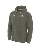 Fanatics Men's and Women's Olive San Francisco 49ers Elements Super Soft Fleece Pullover Hoodie