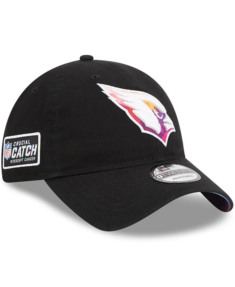 New Era Men's Black Arizona Cardinals 2023 Nfl Crucial Catch 9TWENTY Adjustable Hat