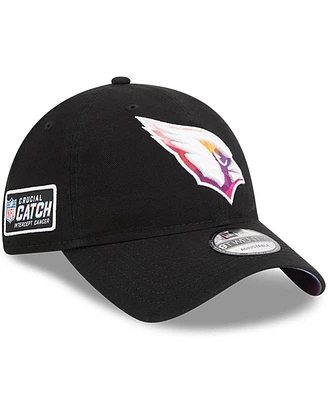 New Era Men's Black Arizona Cardinals 2023 Nfl Crucial Catch 9TWENTY Adjustable Hat