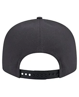 New Era Men's White/Black Brooklyn Nets Throwback Gradient Tech Font 9FIFTY Snapback Hat