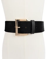 Michael Kors Women's Wide Calf Hair Leather Belt