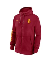 Nike Men's Crimson Usc Trojans 2024 Sideline Full-Zip Hoodie