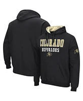 Colosseum Men's Black Colorado Buffaloes Sunrise Pullover Hoodie