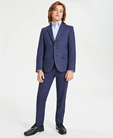 Big Boys Herringbone Classic Fit Stretch Suit