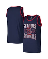 '47 Brand Men's Navy St. Louis Cardinals Upload Franklin Tank Top