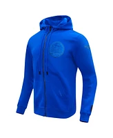 Pro Standard Men's Royal Golden State Warriors Triple Tonal Dk Full-Zip Hoodie Jacket