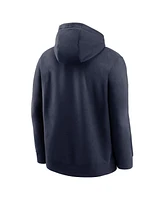 Nike Men's Navy Denver Broncos Club Logo Pullover Hoodie