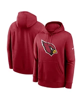 Nike Men's Cardinal Arizona Cardinals Club Logo Pullover Hoodie