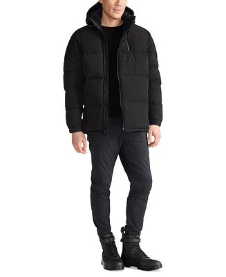 Tumi Men's Asymmetrical Zip Premium Down Fill Heavyweight Puffer