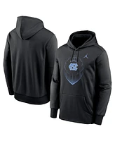 Jordan Men's Black North Carolina Tar Heels Football Icon Performance Fleece Pullover Hoodie