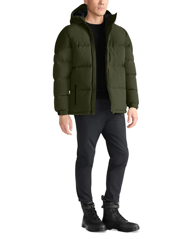 Tumi Men's Asymmetrical Zip Premium Down Fill Heavyweight Puffer