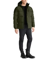 Tumi Men's Asymmetrical Zip Premium Down Fill Heavyweight Puffer