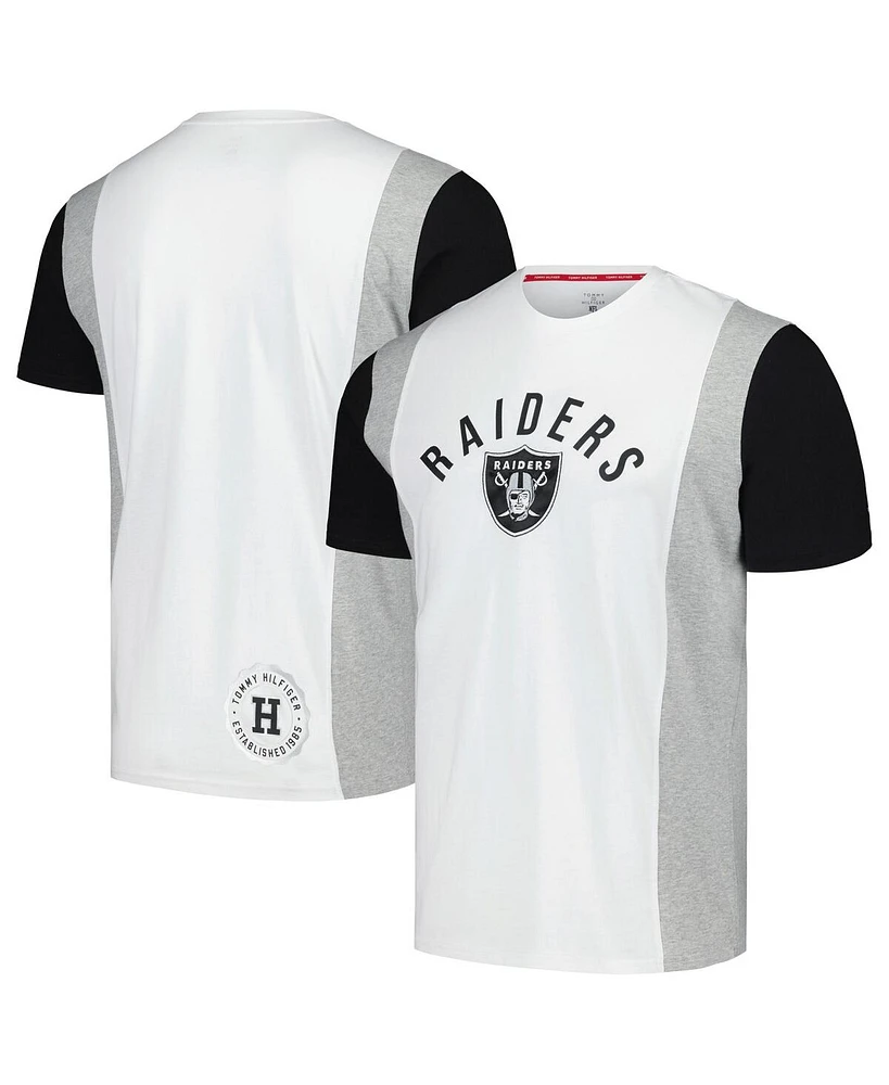 Tommy Hilfiger Men's White Las Vegas Raiders Philip T-Shirt