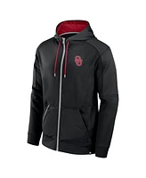 Fanatics Men's Black Oklahoma Sooners Defender Full-Zip Hoodie