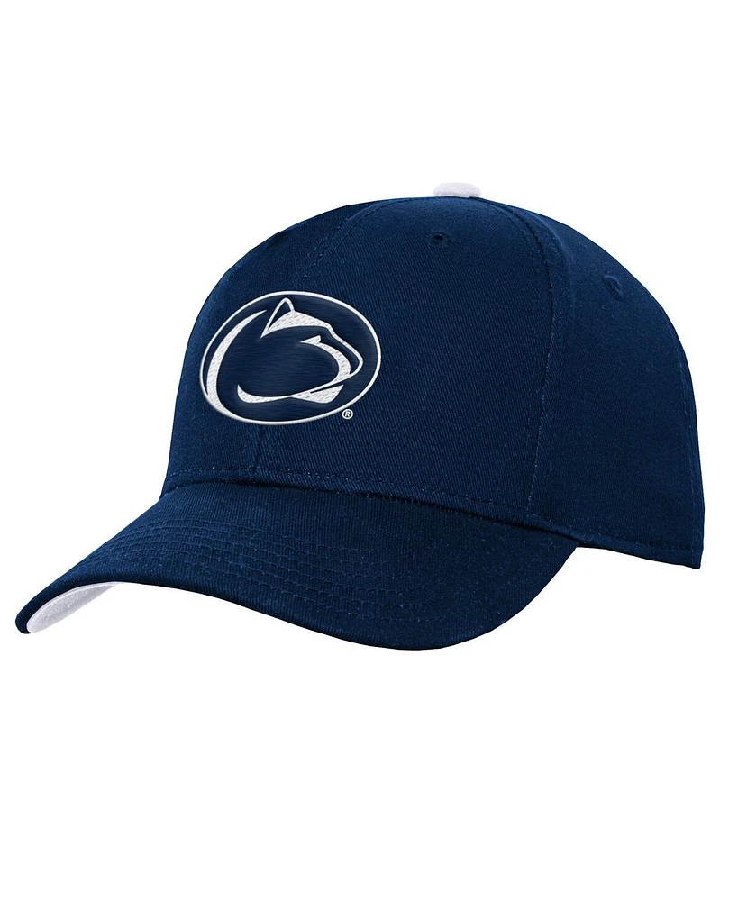 Fanatics Big Boys and Girls Navy Penn State Nittany Lions Logo Adjustable Hat