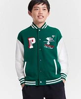 Epic Threads Little Big Boys Peanuts Varsity Jacket T Shirt Cargo Joggers Created For Macys