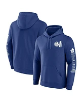 Fanatics Men's Blue Toronto Maple Leafs Revolution Pullover Hoodie