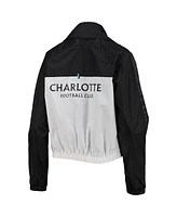 The Wild Collective Women's Black Charlotte Fc Anthem Full-Zip Jacket