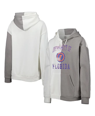 Gameday Couture Women's Gray/White Florida Gators Split Pullover Hoodie