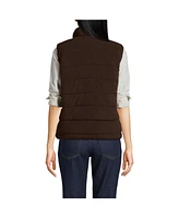 Lands' End Women's Anyweather Reversible Quilted Insulated Vest