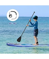 Skonyon 11 Feet Inflatable Adjustable Paddle Board with Carry Bag