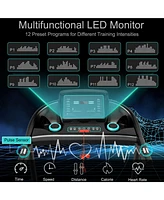 2.25HP Electric Running Machine Treadmill with Speaker and App Control