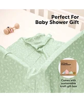 KeaBabies 4pk Muslin Swaddle Blankets for Baby Boys, Girls - Blankets, Swaddles Newborns