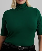 Lauren Ralph Plus Turtleneck Top