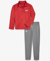 Under Armour Toddler & Little Boys 2-Pc. Tech Wordmark Sweatshirt Joggers Set