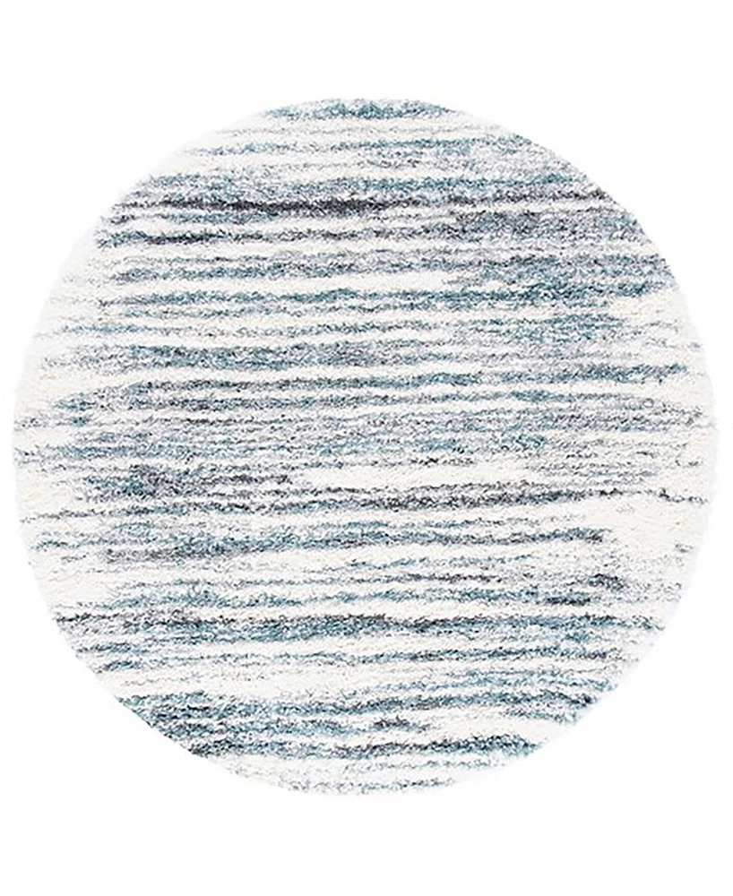 Safavieh Fontana Shag FNT850B 6'7"x6'7" Round Area Rug