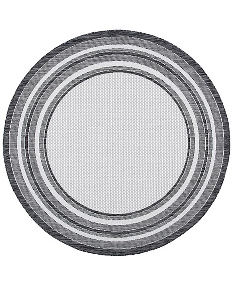 Safavieh Courtyard I CY84753712 6'7"x6'7" Round Area Rug