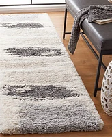 Safavieh Fontana Shag FNT898F 2'3"x8' Runner Area Rug