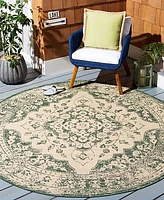 Safavieh Courtyard I CY62312212 6'7"x6'7" Round Area Rug