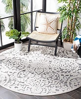 Safavieh Cabana Indoor/Outdoor CBN656A 4'x4' Round Area Rug