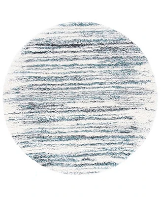 Safavieh Fontana Shag FNT850B 5'3"x5'3" Round Area Rug