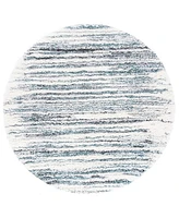 Safavieh Fontana Shag FNT850B 5'3"x5'3" Round Area Rug