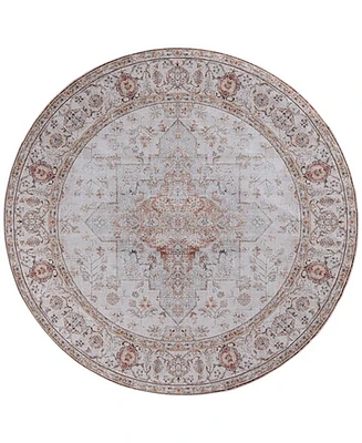 Safavieh Tucson Washable TSN105F 6'x6' Round Area Rug