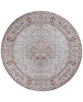 Safavieh Tucson Washable TSN105F 6'x6' Round Area Rug