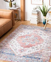 Safavieh Tucson Washable TSN109B 5'x5' Square Area Rug