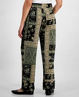 Jm Collection Petite Patchwork Dressing Pants, Created for Macy's