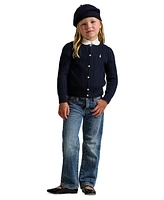 Polo Ralph Lauren Toddler and Little Girls High-Rise Straight Fit Jeans