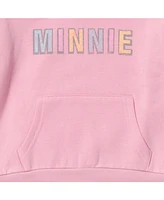 Disney Baby Girls Minnie Mouse Fleece Pullover Hoodie and Pants Outfit Set to