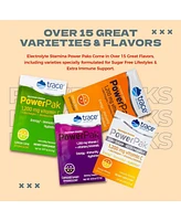 Trace Minerals Power Pak Sugar Free Electrolyte Powder Packets | 1200 mg Vitamin C, Zinc, Magnesium | Boost Immunity, Hydration and Natural Energy | K