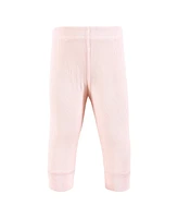 Hudson Baby Girls Thermal Tapered Ankle Pants 4pk, Snowflake, 3-6 Months